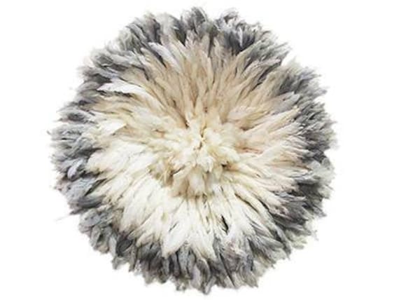 Juju Hat Blanc Contour Gris de 50 cm