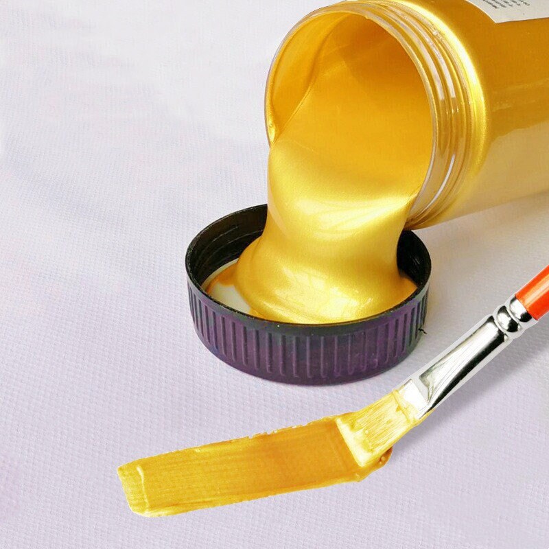Acrylic Leather Paints 29.5ml , for Leather Shoes Bags Crafts GOLD