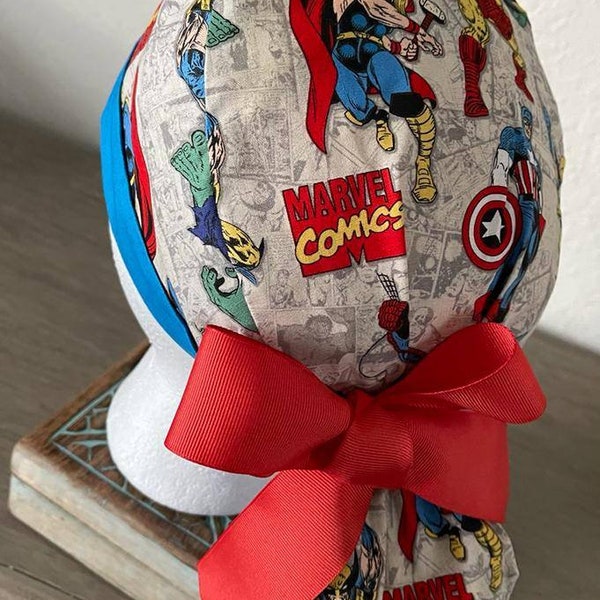 Pediatric Scrub Hat for Women, Winnie-the-Pooh Scrub hat, Dr Seuss Scrub Hat, Surgical Cap with Buttons. Disney Scrub Cap. Check it out!