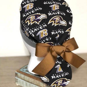 NFL Ponytail Scrub Hat. Football Team Scrub Hat for Women: Texans, Packers, Vikings, Patriots. NFL Surgical Hat. Miami Dolphins scrub hat