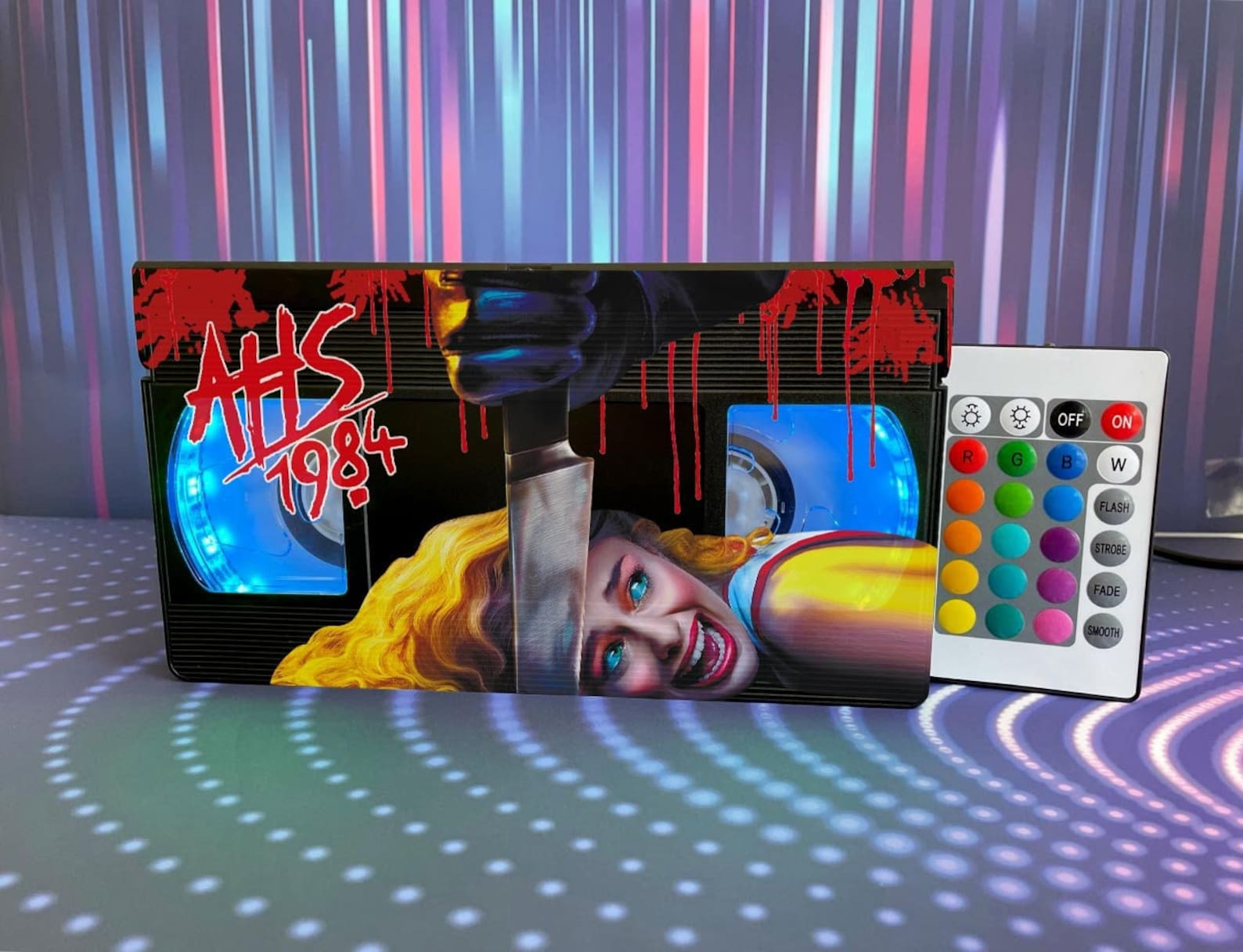 Horror Movie Lamp VHS Lamp Retro Horror Lamp Lamp Tapes 80s Etsy