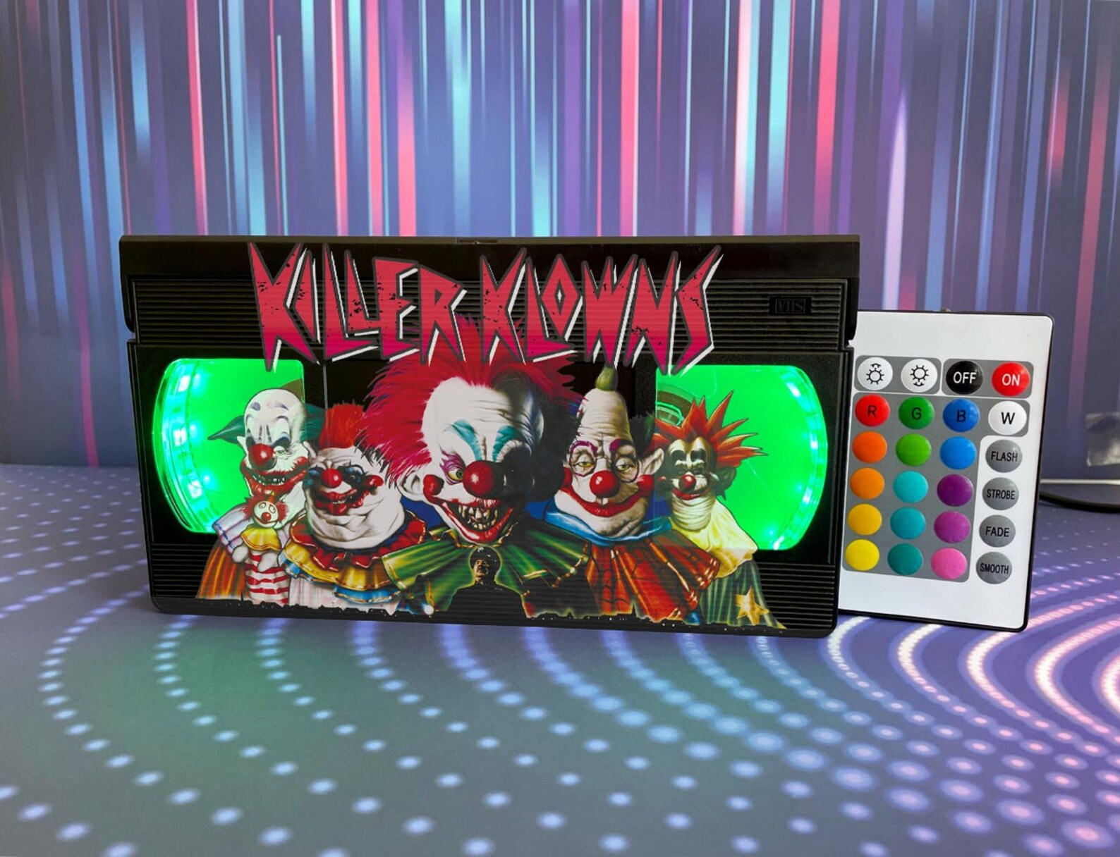 Horror Movie Lamp Klowns VHS Lamp Lamp Tapes 80s 90s Retro Etsy