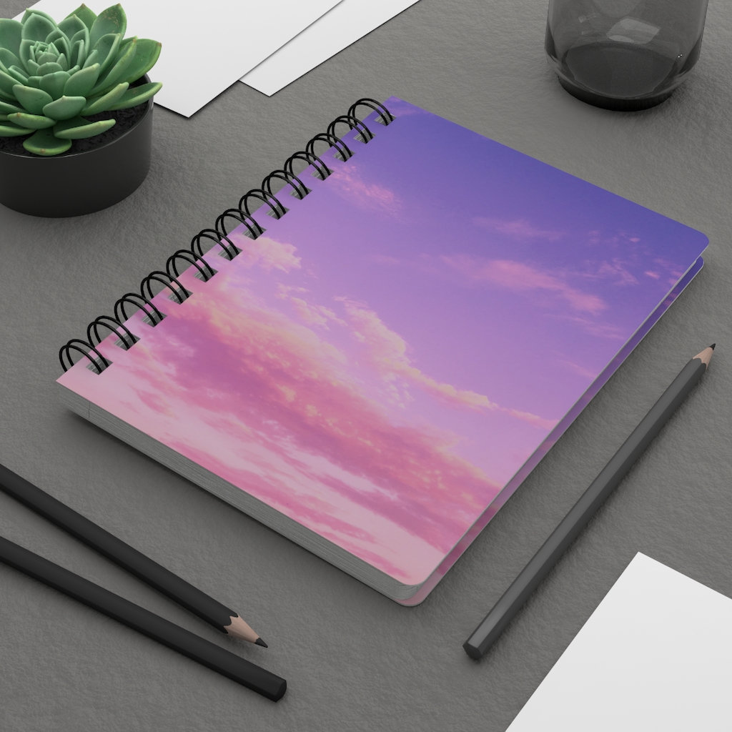 Sunset Sunrise Spiral Notebook Journal Diary Etsy UK