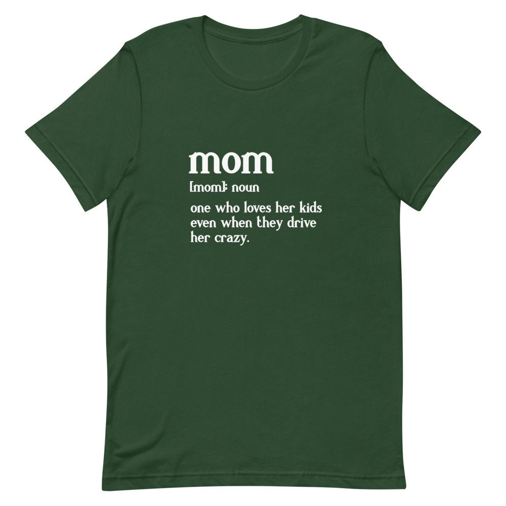 Mom Mother Tshirt Funny Tee Shirt Women's Etsy UK