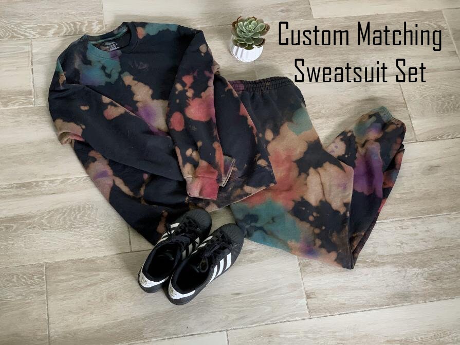 Family Matching Jogger Suit Custom Color, Matching Family Custom Color  Sweatsuit, Custom Color Tracksuits, Custom Color Hoodie & Jogger Set 