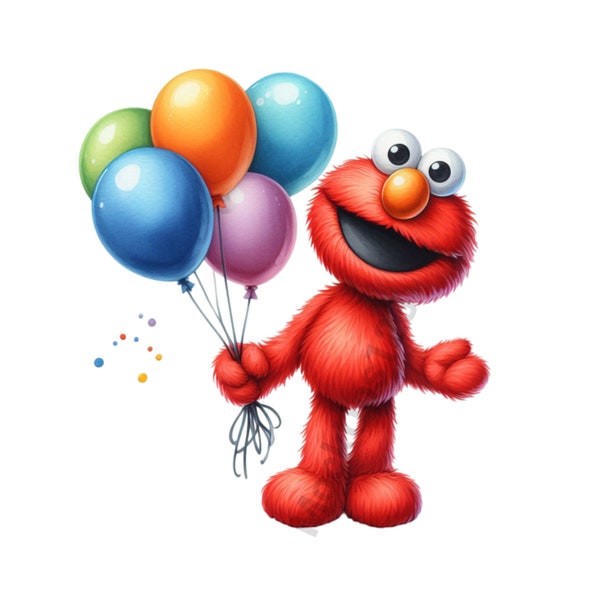 Red Monster Png,Elmo Png,Monster Clipart,png For Cricut,Monster Png,Elmo Monster,png Bundle,Nursery Art,Digital Download,Birthday Png