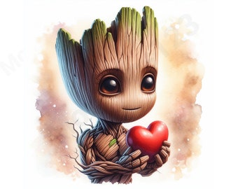 Groot Png, Baby Groot png, ik ben Groot png, Groot Clipart, Groot png, png voor Cricut, Groot Png, Groot voor Shirt Pocket, png-bundel, Valentijnsdag png