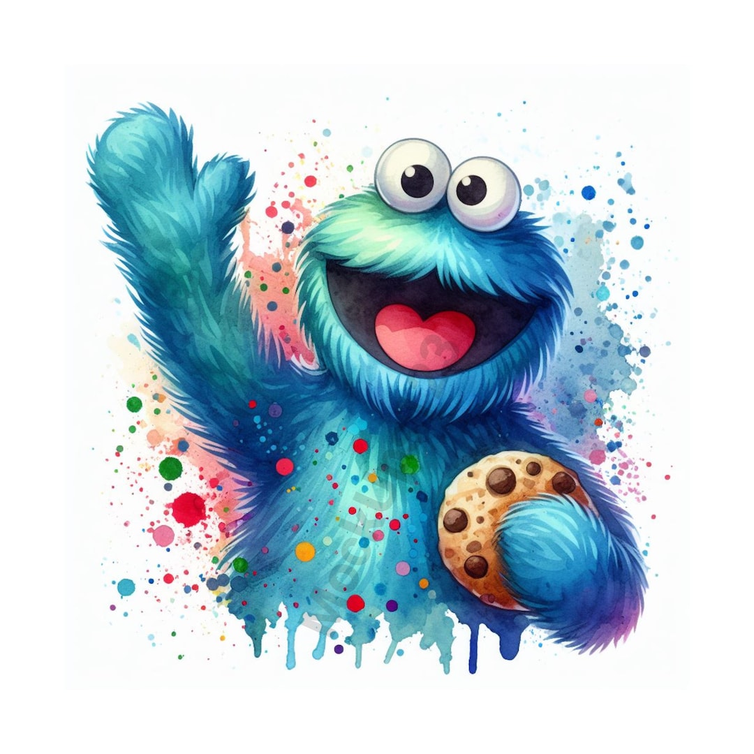 Cookie Monster Png,cookie Monster Clipart,cookie Png,png for Cricut ...