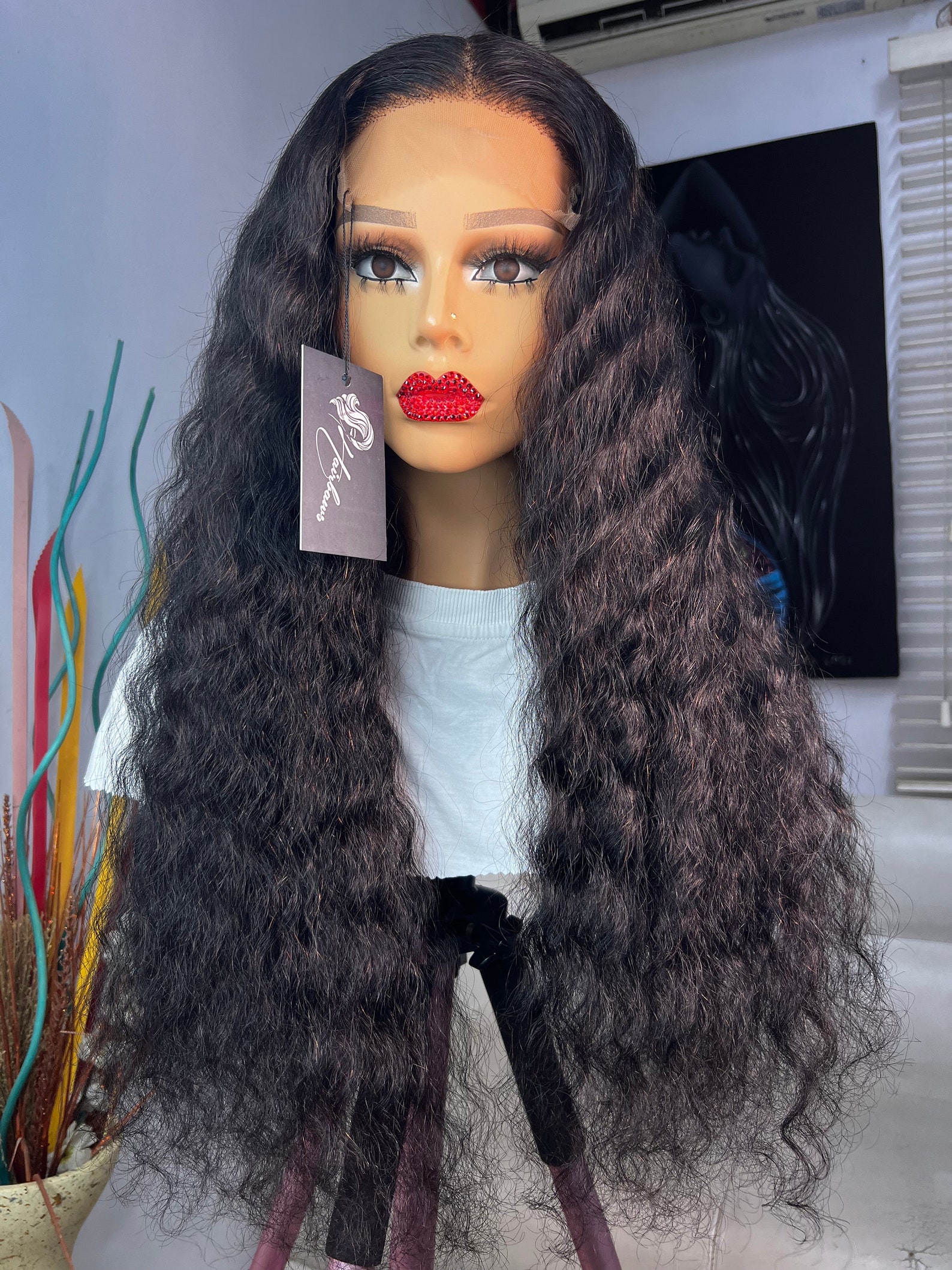 Gorgeous 24-inch Deep Wave Human Hair Wig - Glueless & Ready to Ship ...