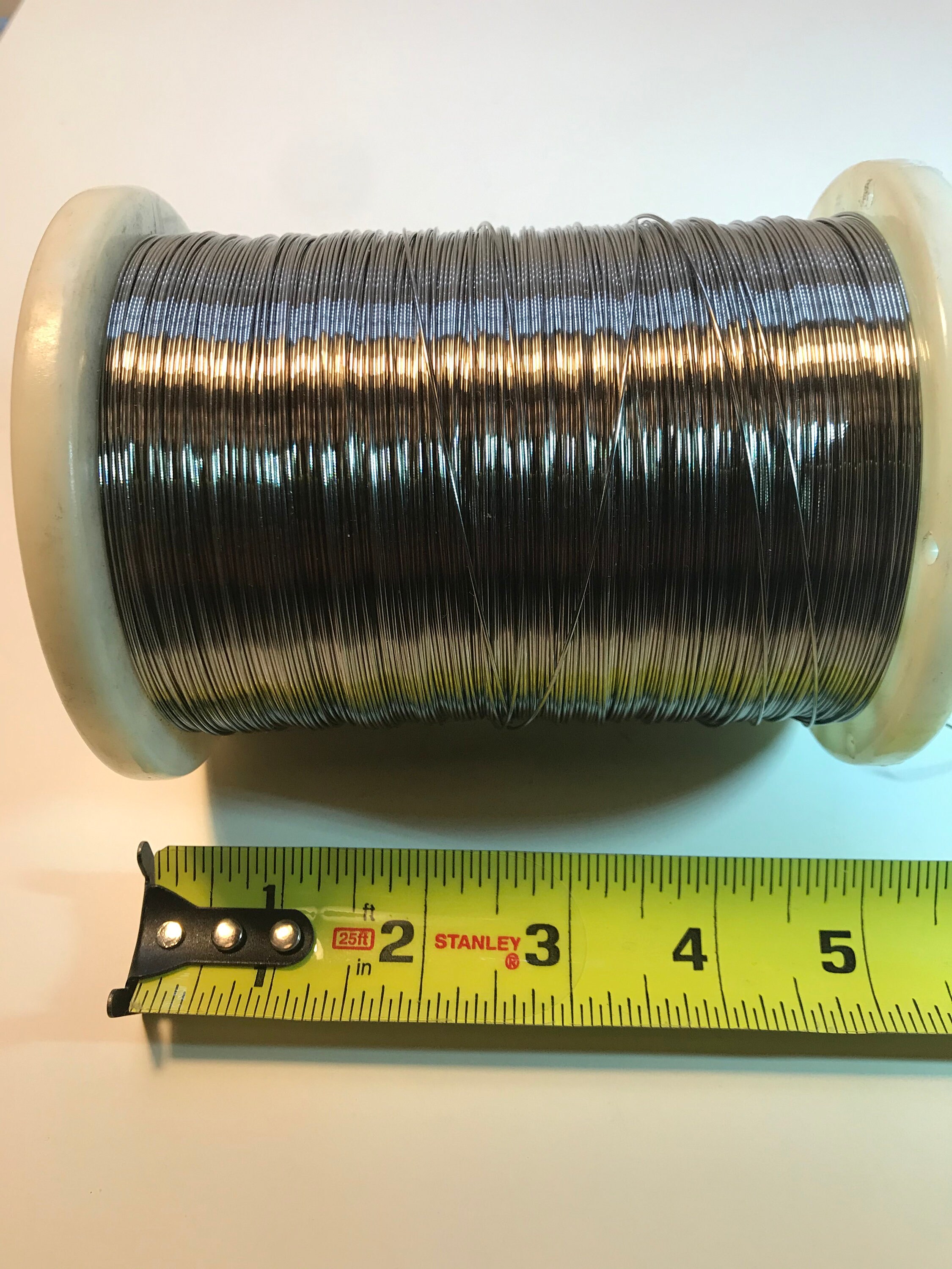 21 Gauge Stainless Steel Wire 0.7 Mm Diameter Grade 302 Stiff Etsy