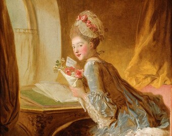 The Love Letter - Jean-Honoré Fragonard