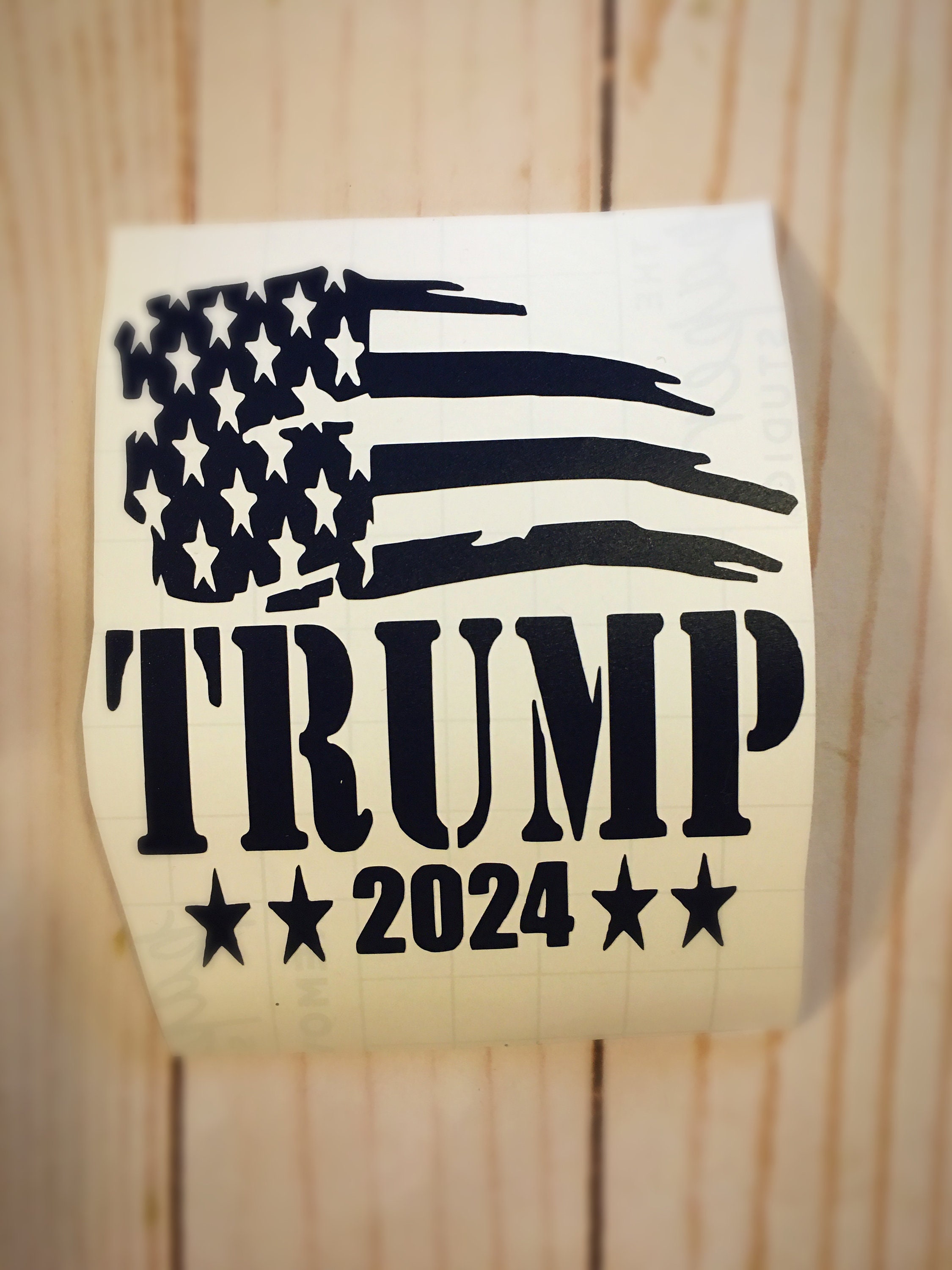 Trump 2024 flag decal Etsy