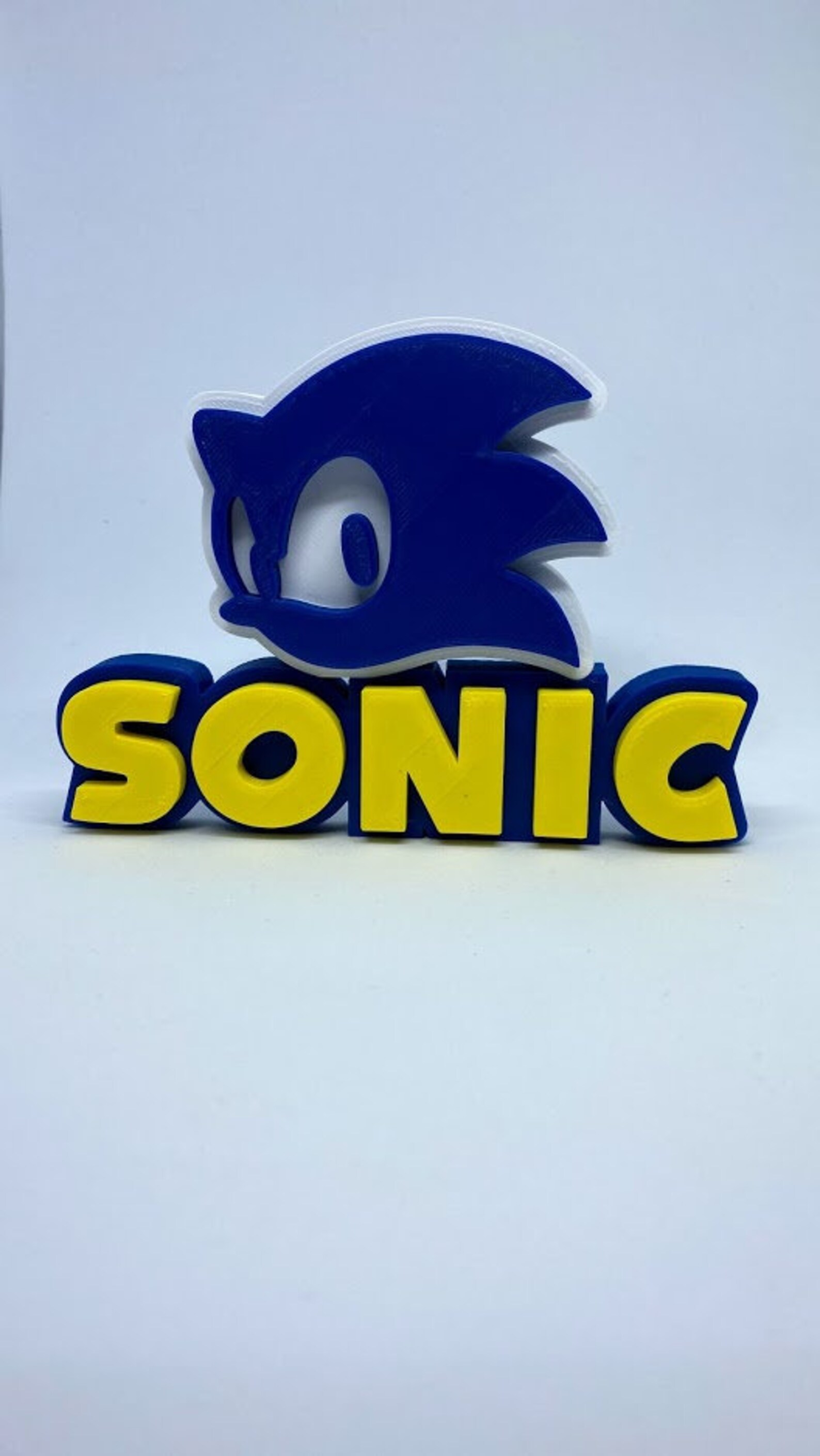 3D Sonic Logo Sonic Sega Logo Sign Mancave Gift | Etsy UK