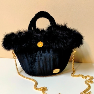 sicilian coffe, velvet bag, sicilian bag,