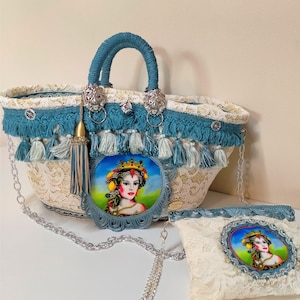 sicilian coffa, straw bag, sicilian gift
