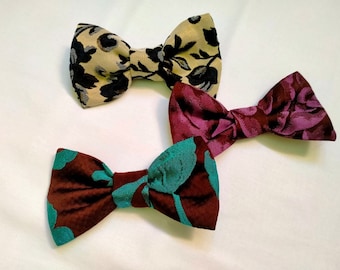 brocade bow tie, groom bow tie, bow ties for men, boy bow tie