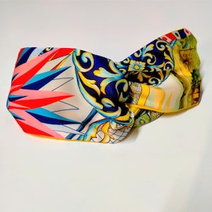 sicilian accessories, twist headband, sicily headband, silk headband