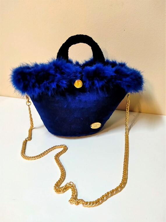Mini-sac Bleu À Pierres Fantaisie | Accessoires | PLT FR