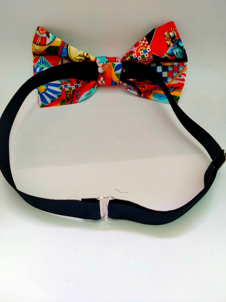 sicily gift, sicilian bow tie, bow ties for men, toddler bow tie, majolica bow tie image 5