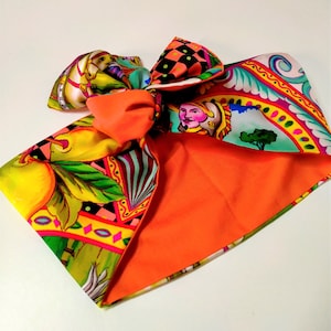 sicilian headband, designed headband, sicilian style, lemon headband