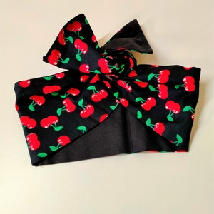 cherry headband, cherry, baby headband, women headband