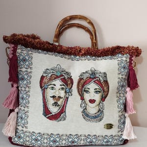 crochet bag, tote bag, granny bag, beach bag, handcrafted bag, women&#39;s bag, Sicilian bag, shopping bag