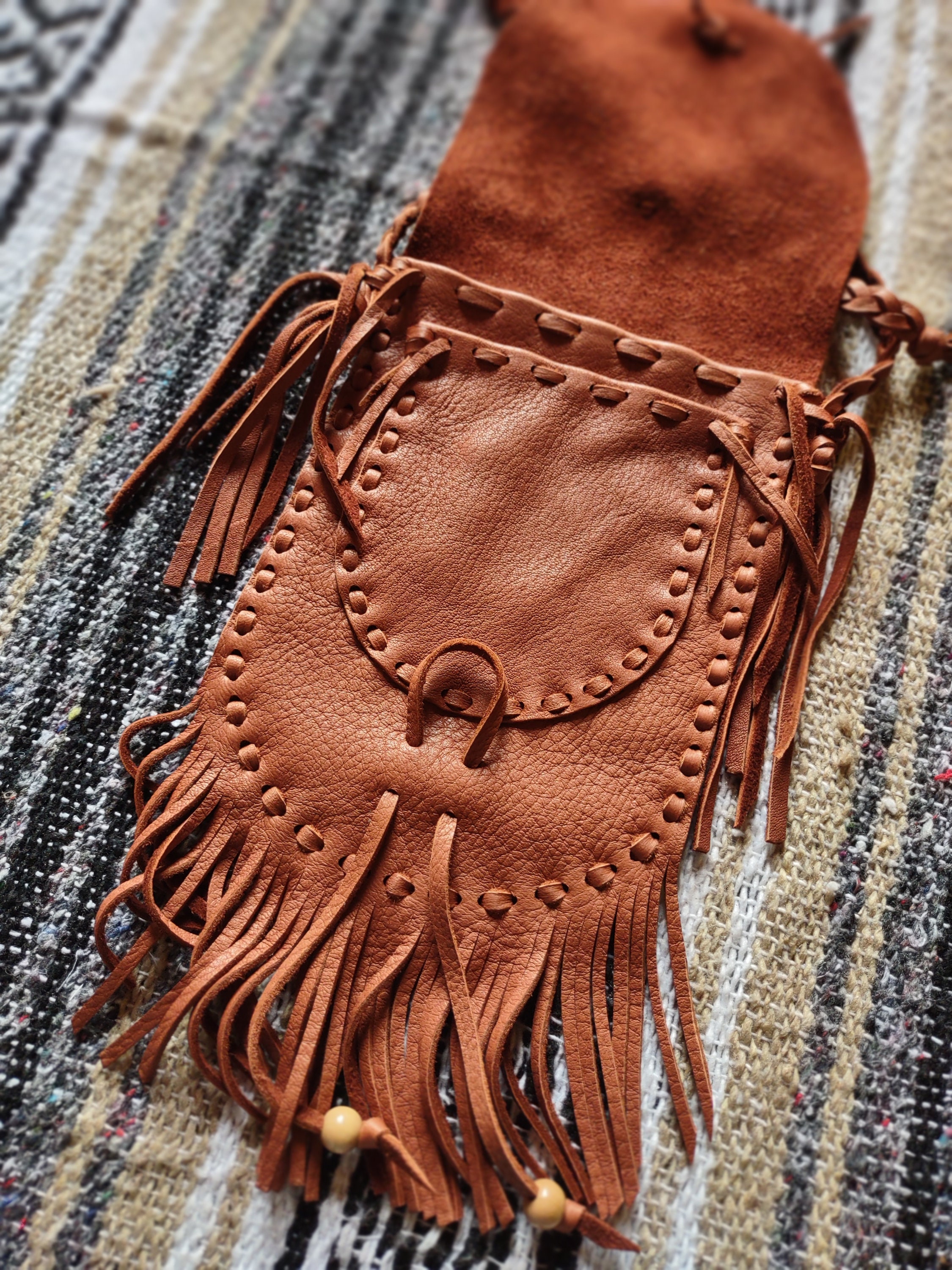 DEER SKIN BAG / BRW main image 0
