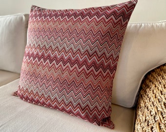 Decorative Cushion - Cushion Cover - Handmade 50 x 50 cm - 100% Made in Italy - Pillow cover hand Made - Red