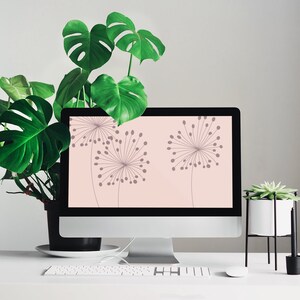 Boho Minimalist Warm Neutral Desktop Wallpaper Bundle | Etsy