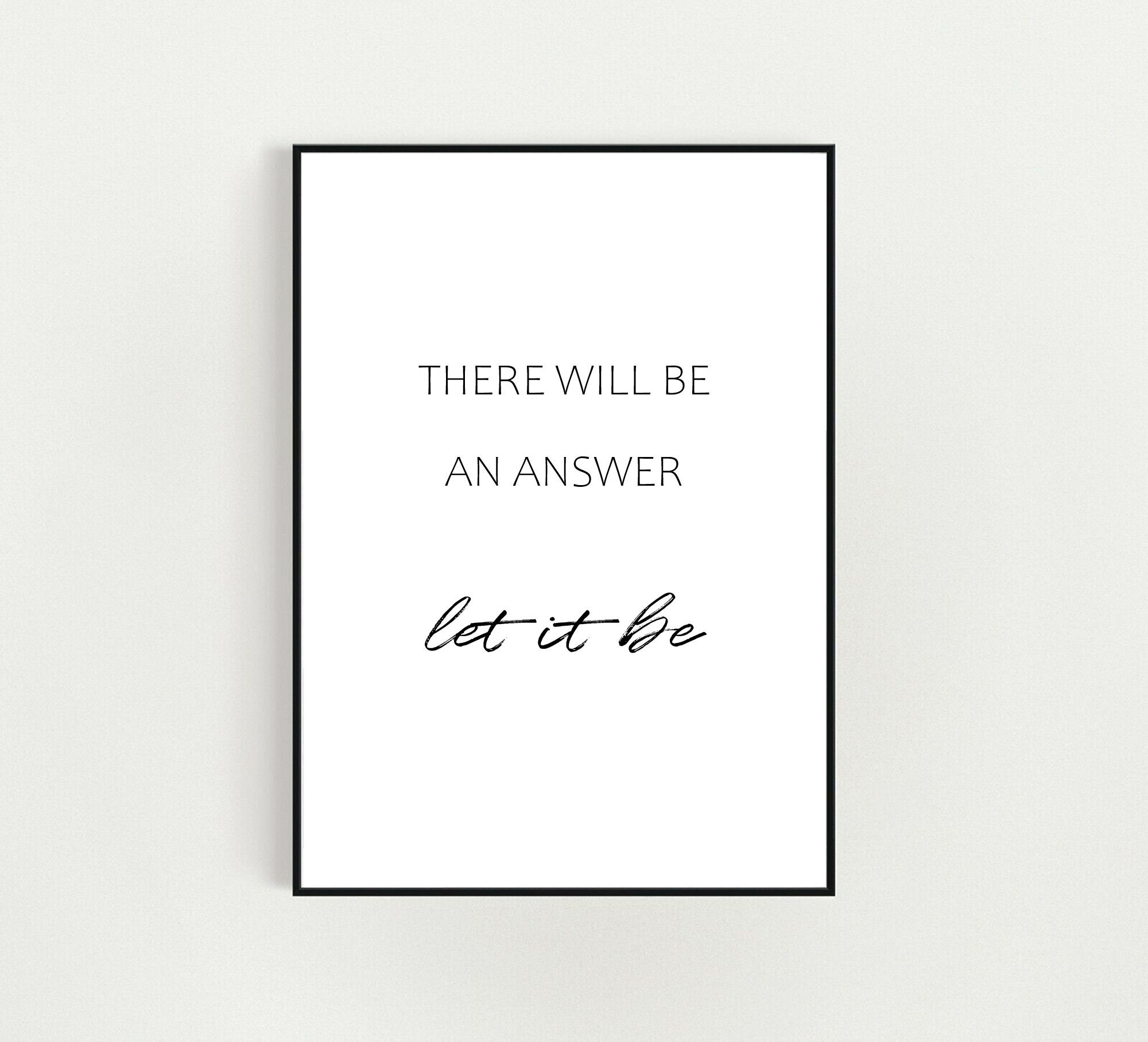lyric let it be the beatles lyric let it be the beatles