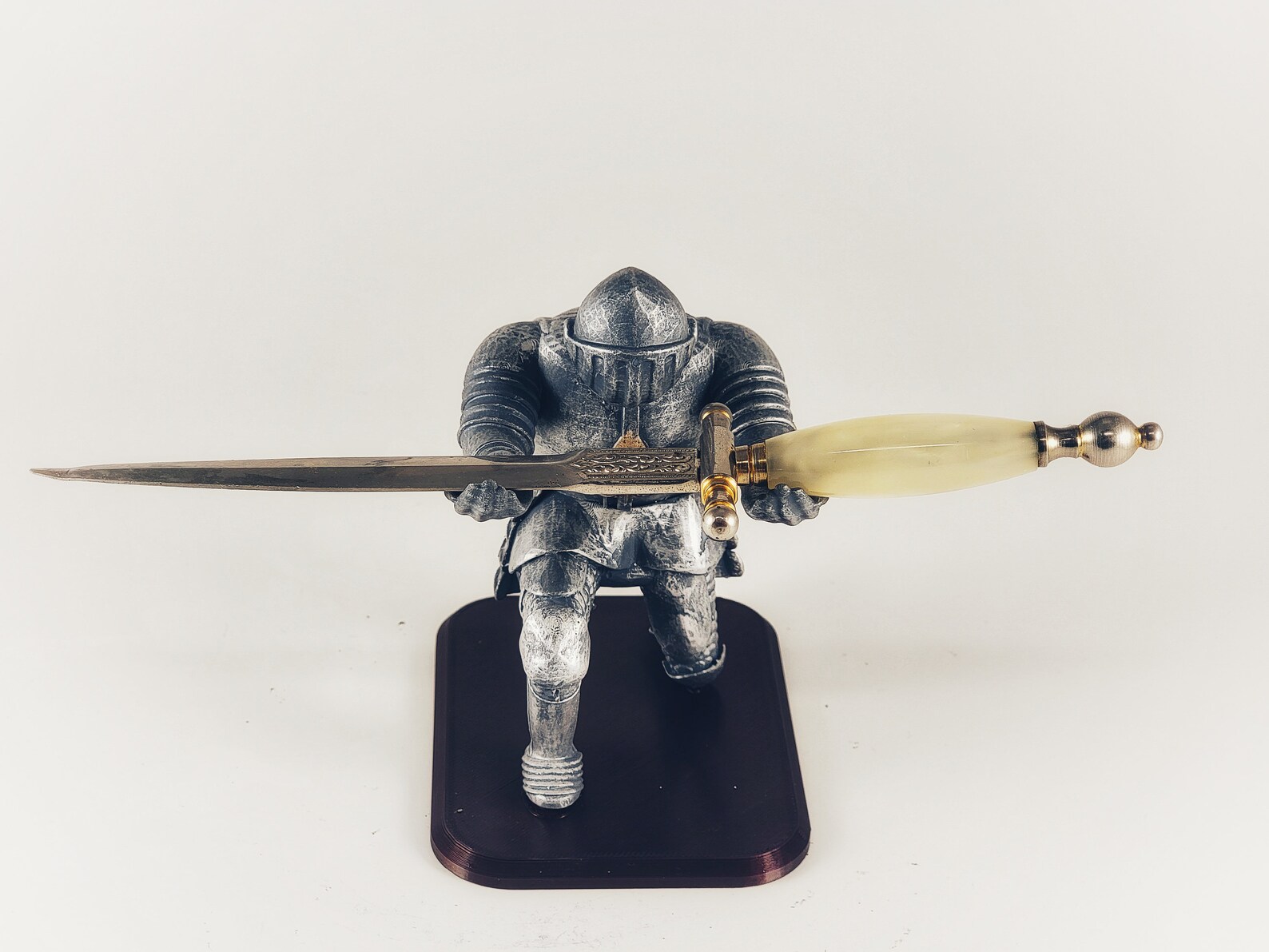 Knight Letter Opener/ Pen Display for Desk Etsy