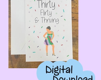 Biglietto di auguri per i 30 anni: Trentenni, civettuoli, prosperi (download digitale)