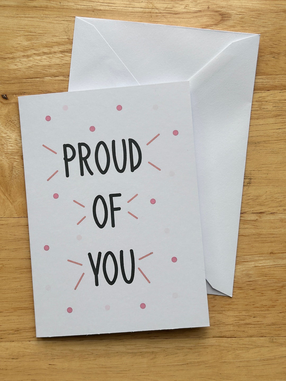 Proud of You Card: A6 Greetings Card for Graduation - Etsy