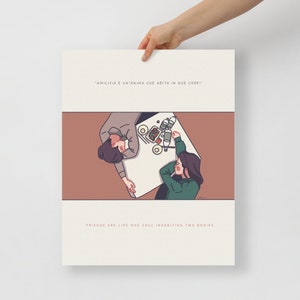 Vincenzo K-Drama Illustration Art Poster_ Italian Proverb