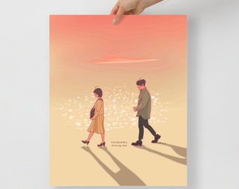 Extraordinary Attorney Woo Young Woo K-Drama  Illustration Art Poster_Yongwoo&Joonho