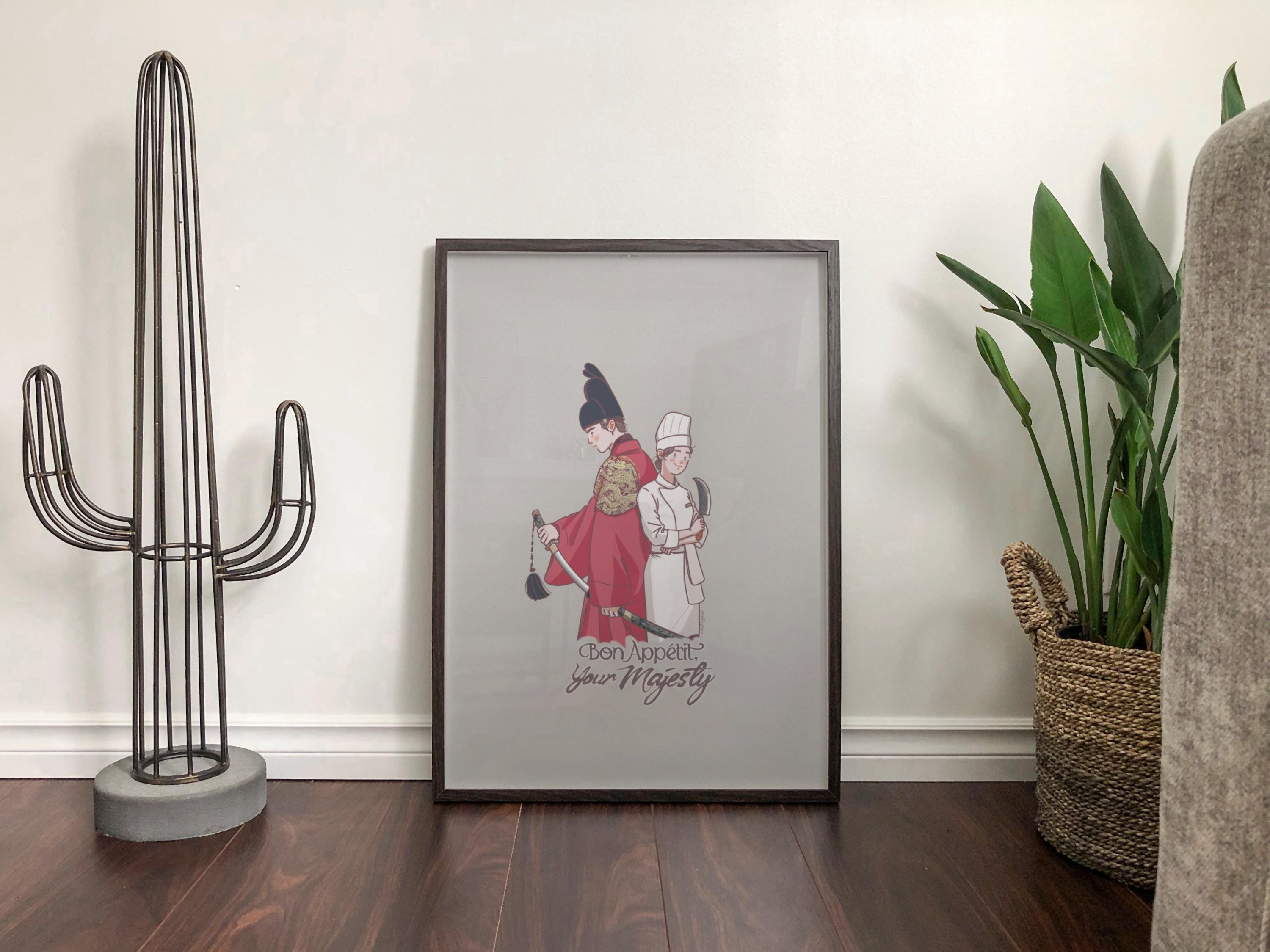 Bon Appétit, Your Majesty K-drama Illustration Art Poster - Etsy