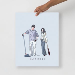 Happiness K-Drama Illustration Art Poster