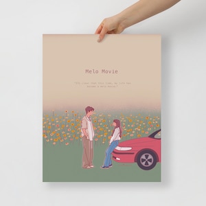 Melo Movie K-Drama Illustration Art Poster