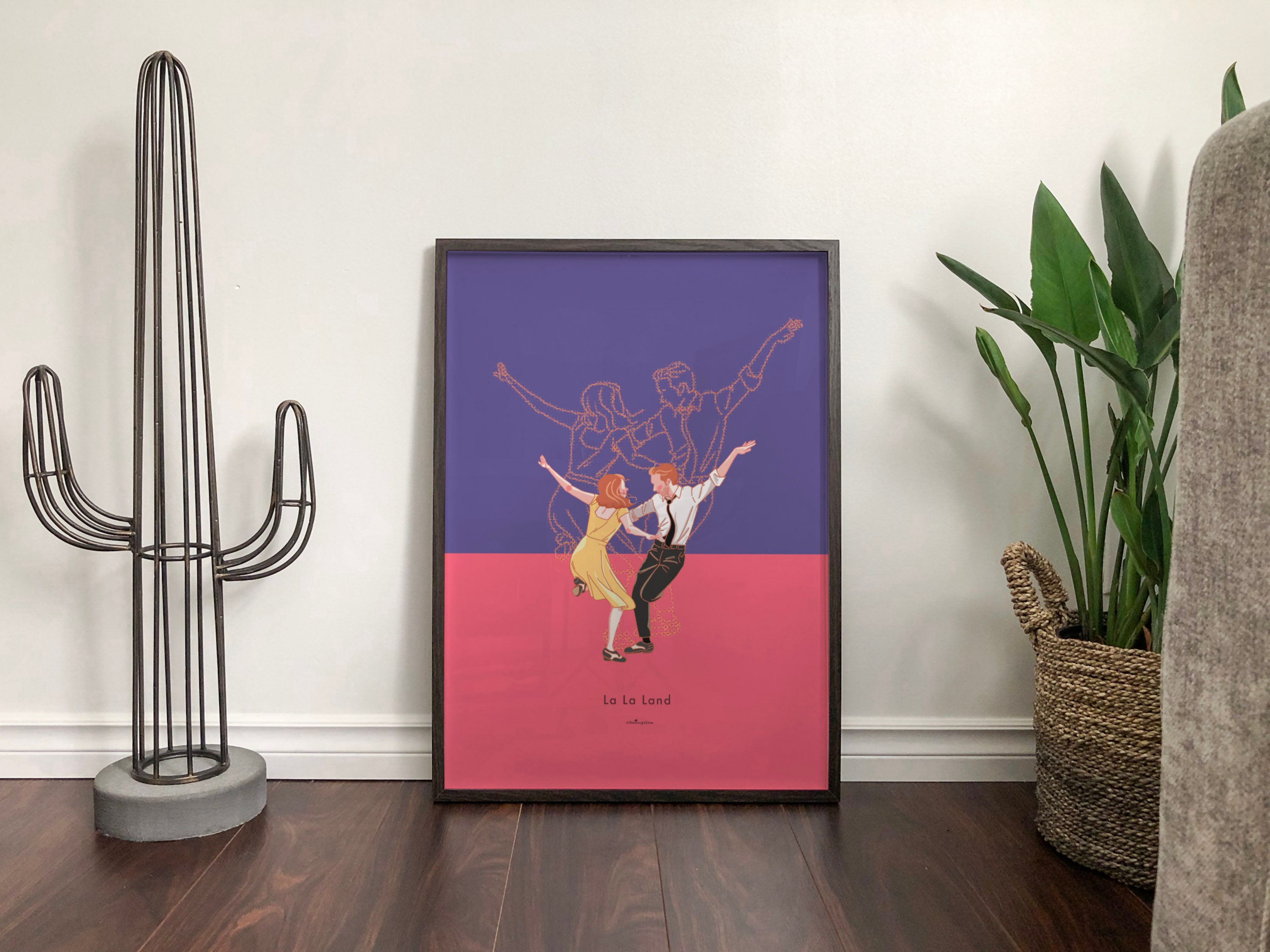 LALA Land Printable Movie Printable Illustration Art | Etsy