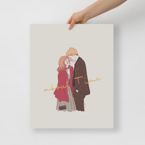 About Time Movie Illustration art  Poster