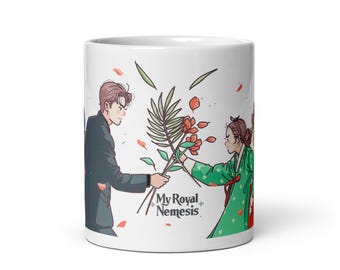 Tazza bianca lucida