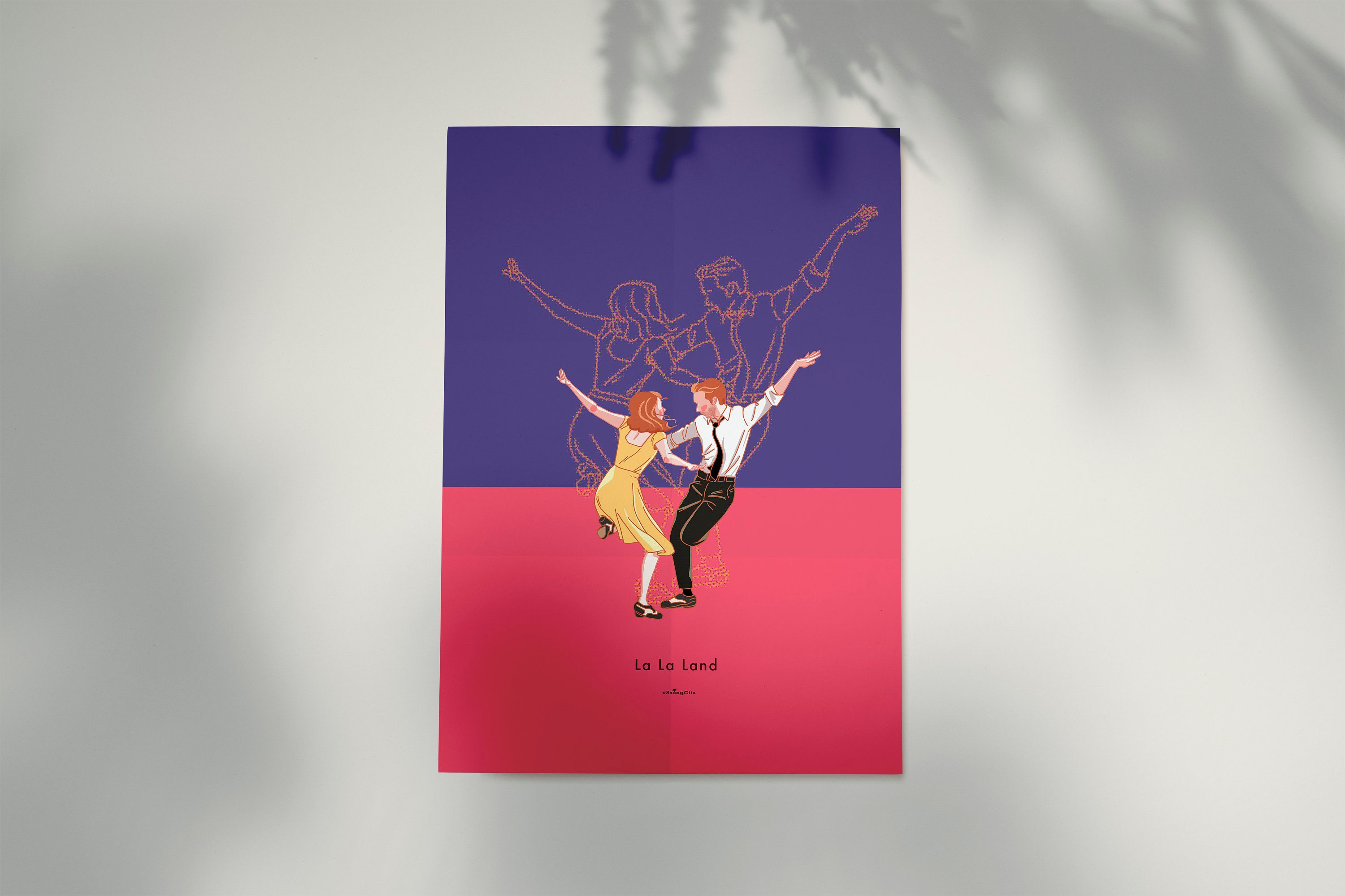 LALA Land Printable Movie Illustration Art | Etsy