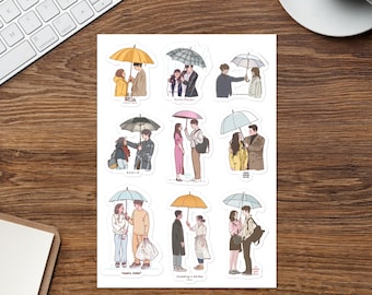 K-Drama Umbrella Collection Sticker