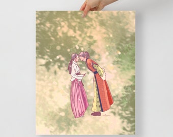 Moon Lovers: Scarlet Heart K-Drama Illustration Art Poster_Ver.1