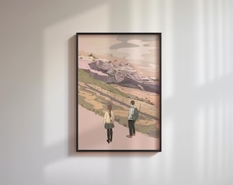 K-Drama Crash Landing On You Printable illustration Art