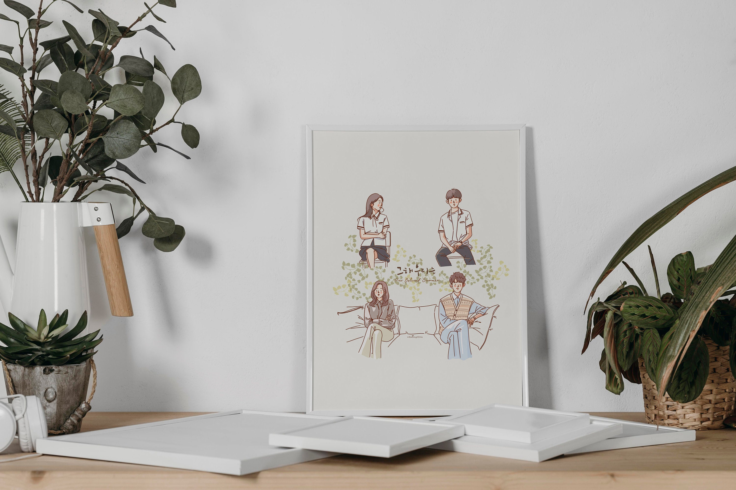 Kdrama Our Beloved Summer Printable Illustration Art_ver.2 Etsy Ireland