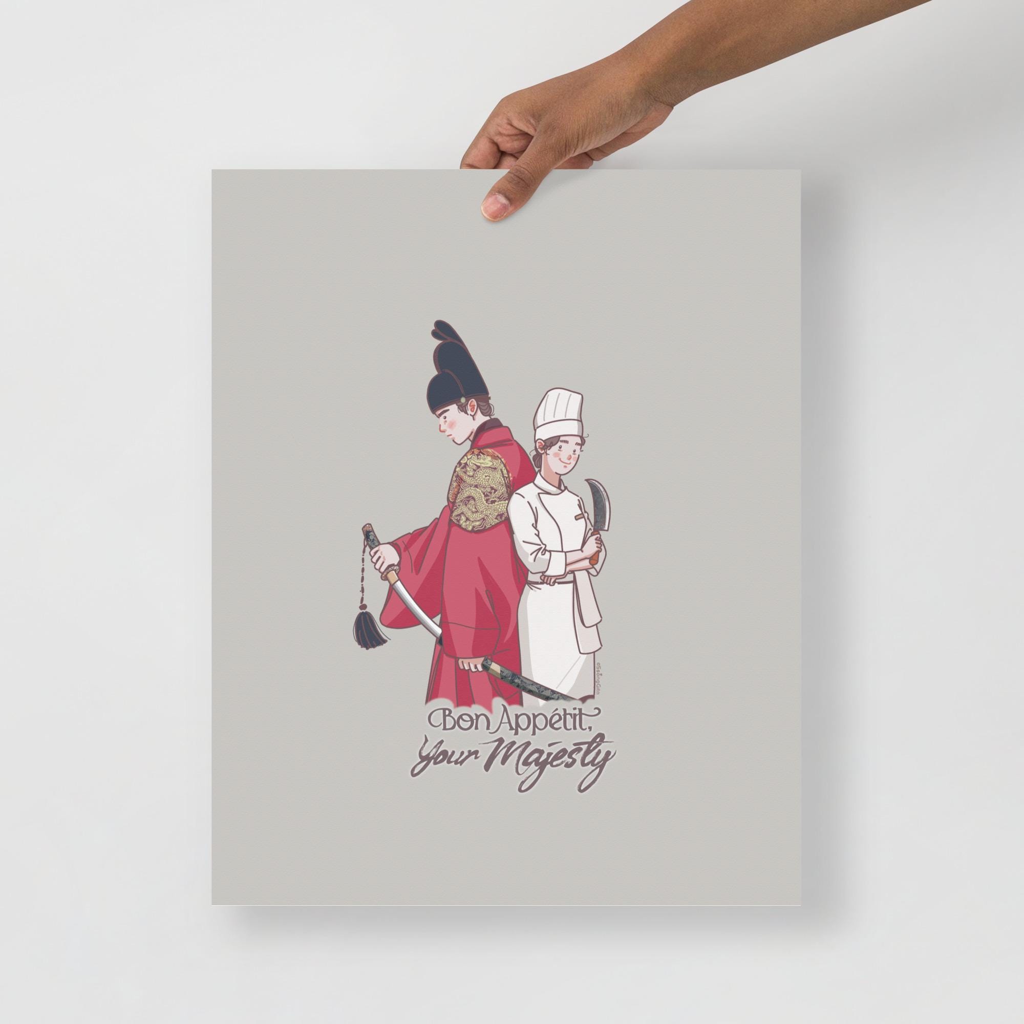 Bon Appétit, Your Majesty K-drama Illustration Art Poster - Etsy