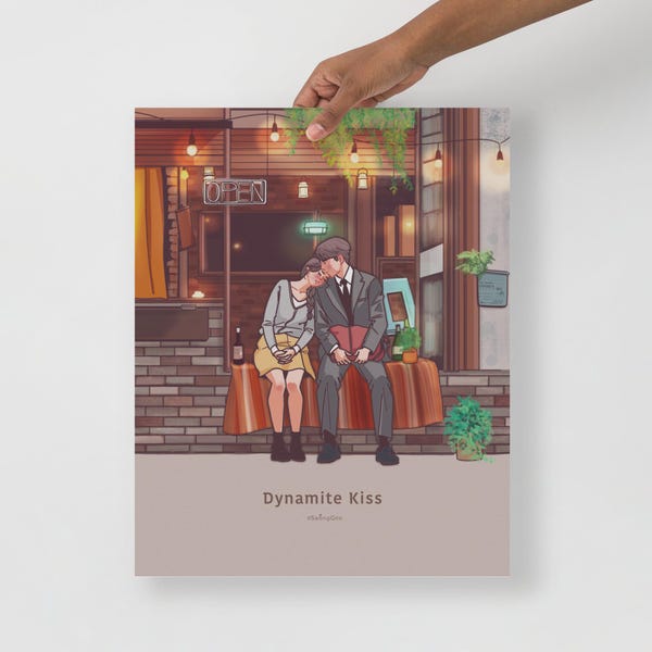 Dynamite Kiss K-Drama Illustration Konst Poster_Ver.2