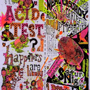 12x19 Official Merry Prankster Intrepid Trips Acrylic Splat