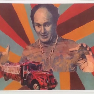 Official Intrepid Trips 11x17 &quot;Kesey&#39;s Creation&quot; Ken Kesey Art Collage Print